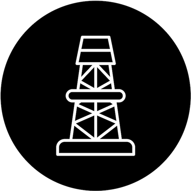 Vectorontwerp Derrick Icon Style