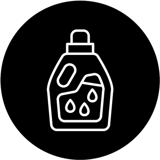 Vectorontwerp detergentiecone stijl