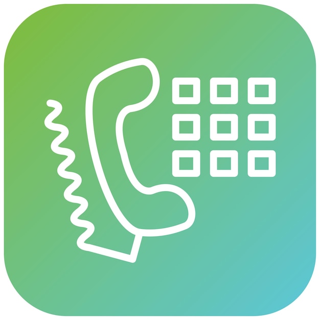 Vectorontwerp Dial Icon Style