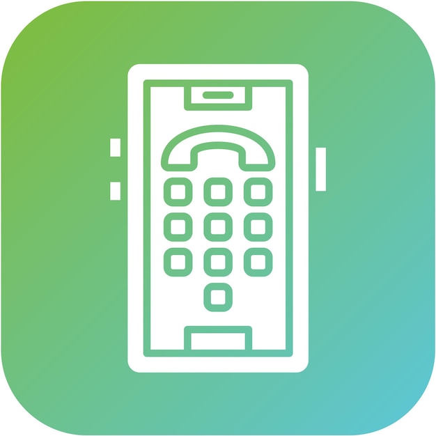 Vectorontwerp Dial Pad Icon Style