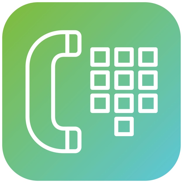 Vectorontwerp Dialer Tool Icon Style