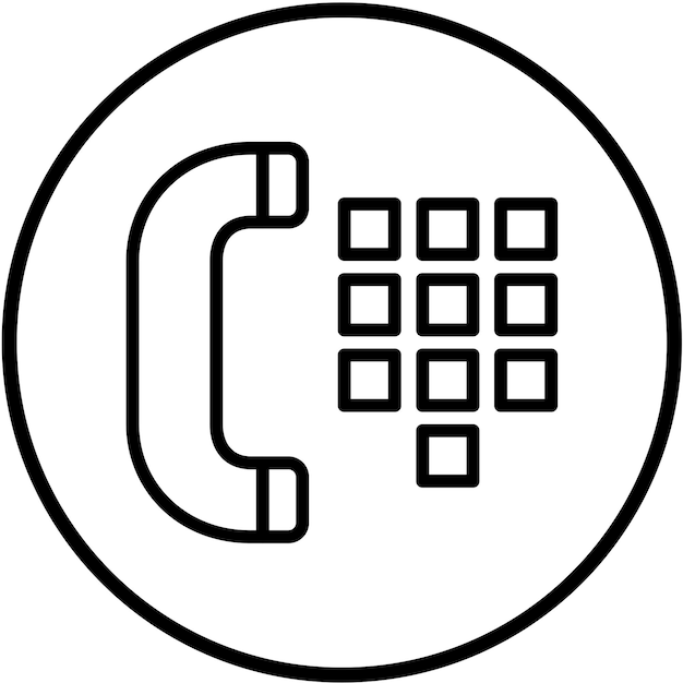 Vectorontwerp Dialer Tool Icon Style
