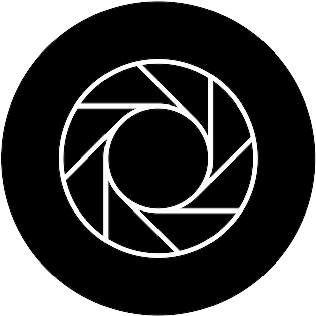 Vectorontwerp Diaphragm Icon Style