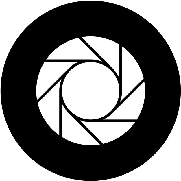 Vectorontwerp Diaphragm Icon Style