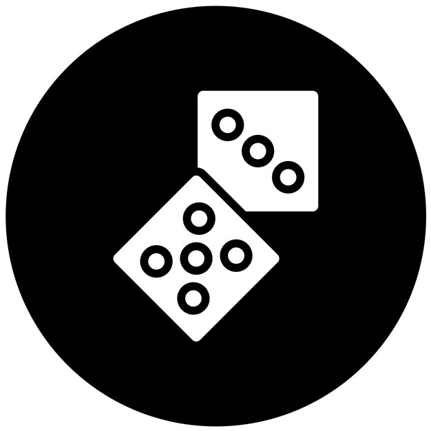 Vectorontwerp Dice Icon Style