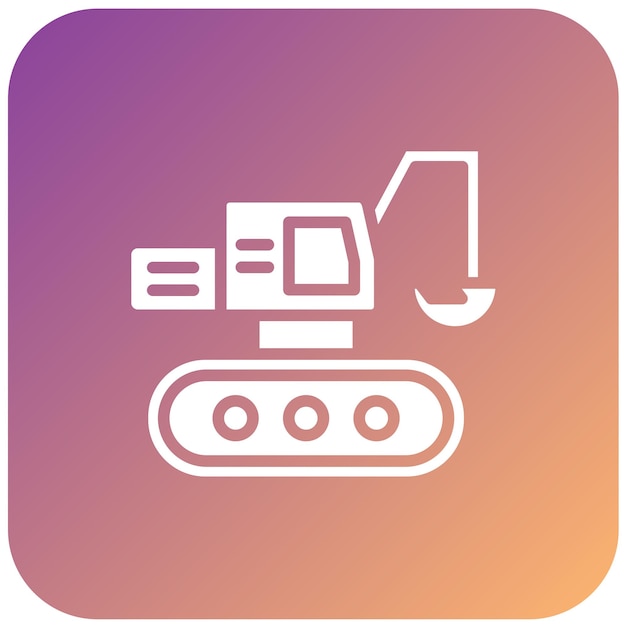 Vectorontwerp Digger Icon Style