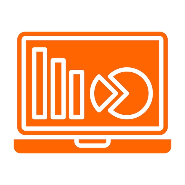 Vectorontwerp Digitale analyse Icon stijl