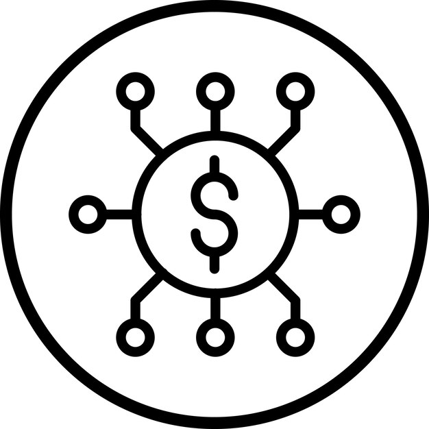 Vectorontwerp Digitalisering Icon Stijl