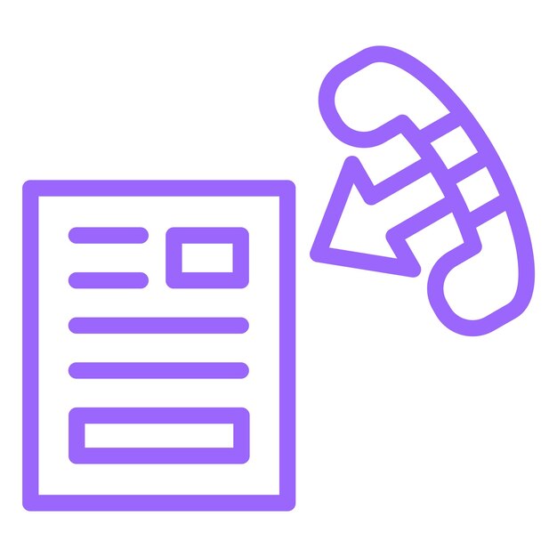 Vectorontwerp Directe reactie Copywriting Icon Style