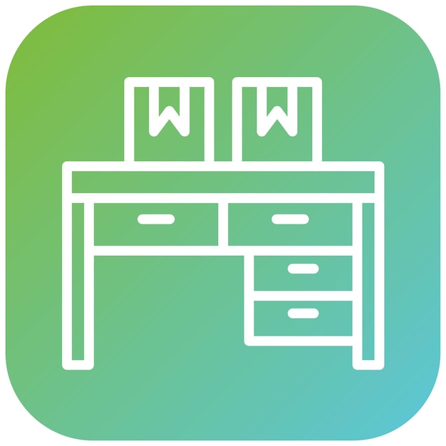 Vectorontwerp Dispatch Desk Icon Style