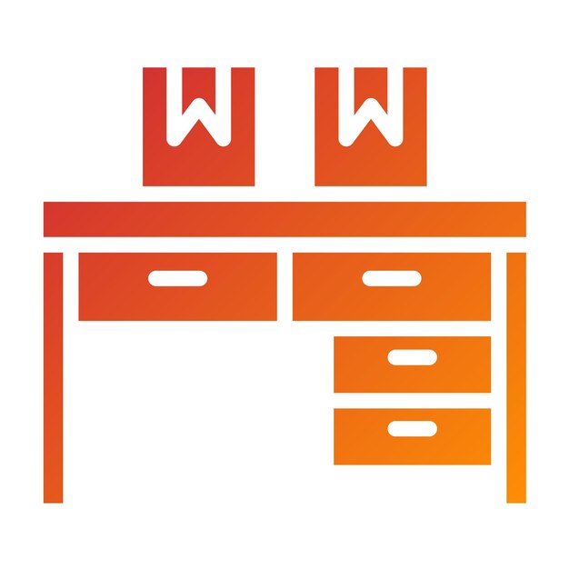 Vectorontwerp Dispatch Desk Icon Style