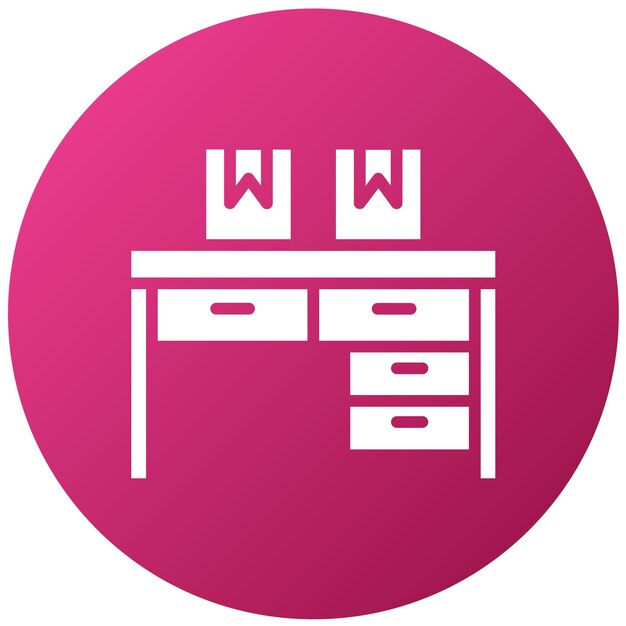 Vectorontwerp Dispatch Desk Icon Style