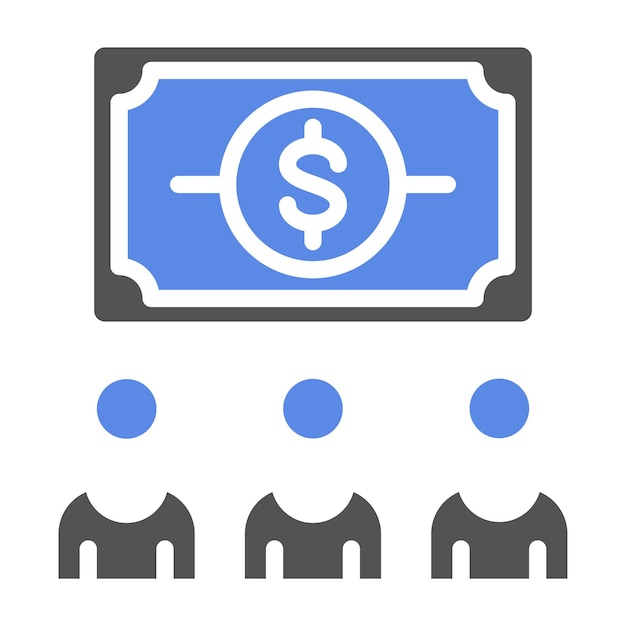 Vectorontwerp Dividend Icon Style