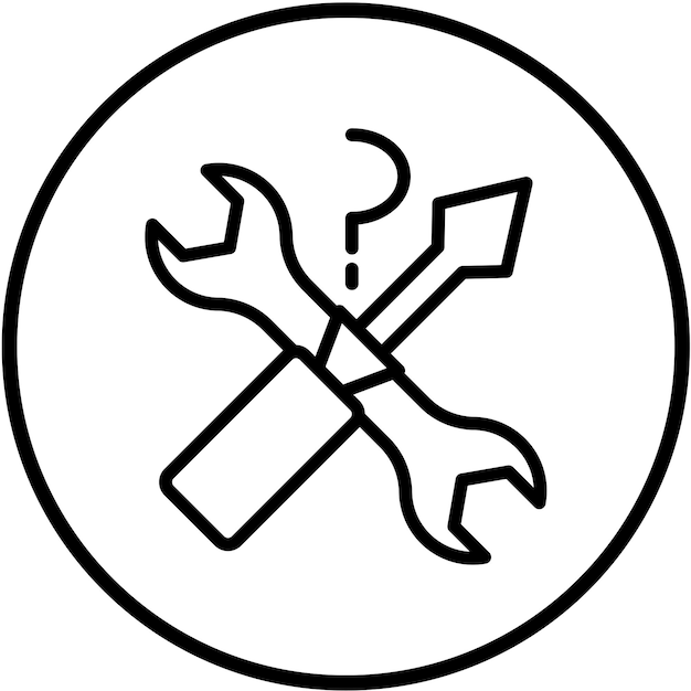 Vectorontwerp DIY Help Icon Style