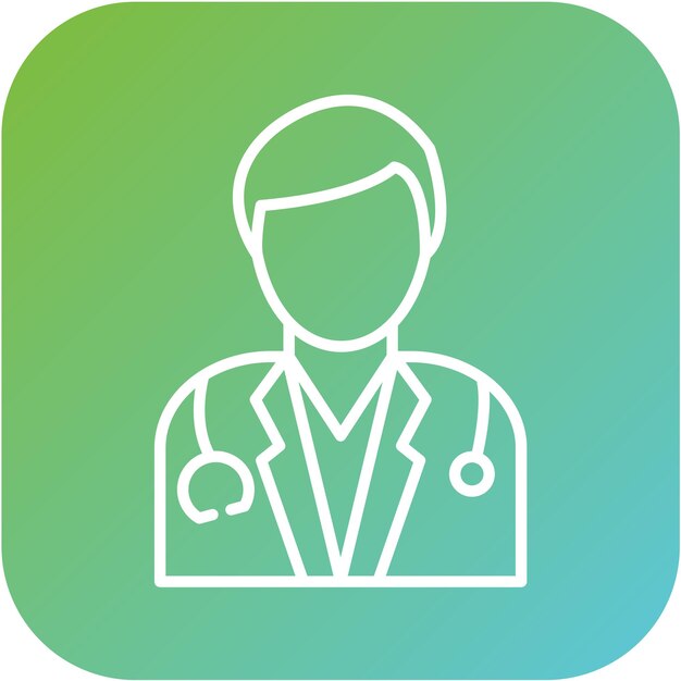 Vectorontwerp Doctor Icon Style
