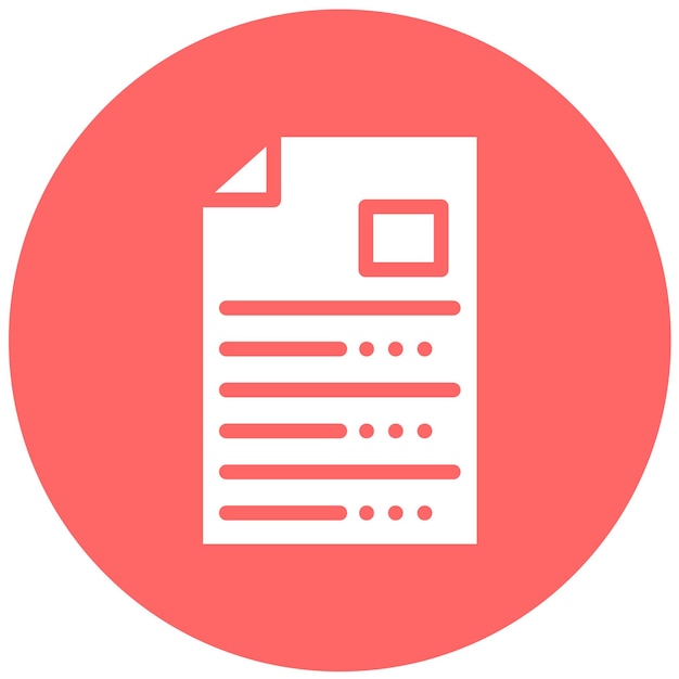 Vectorontwerp Document Icon Style