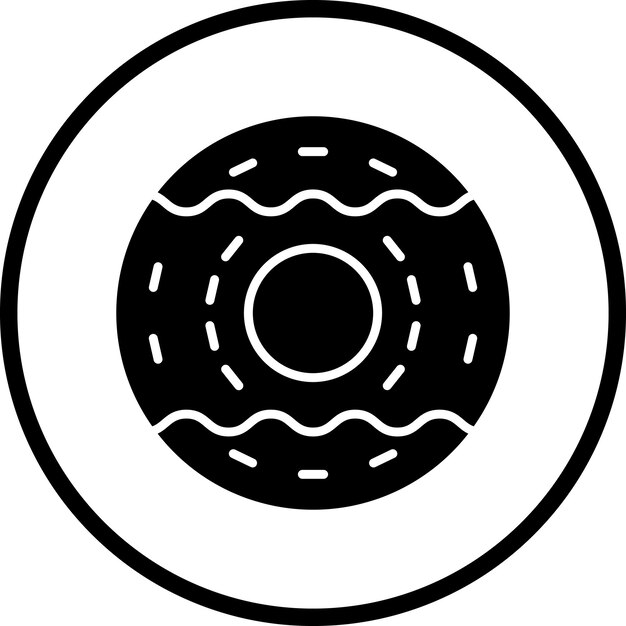 Vectorontwerp Donut Icon Style