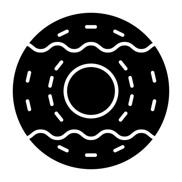 Vectorontwerp Donut Icon Style