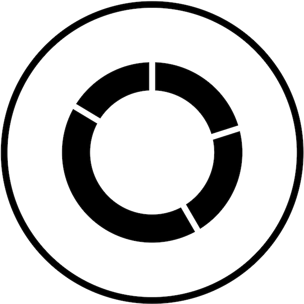 Vectorontwerp Donut Icon Style