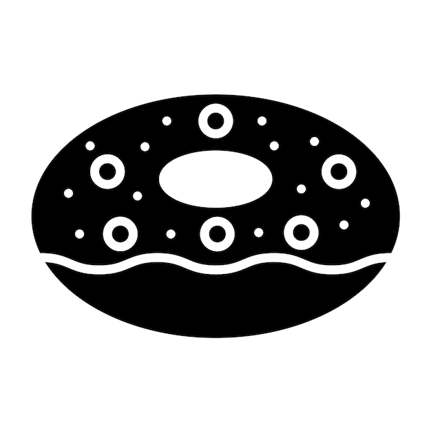 Vectorontwerp Donut Icon Style