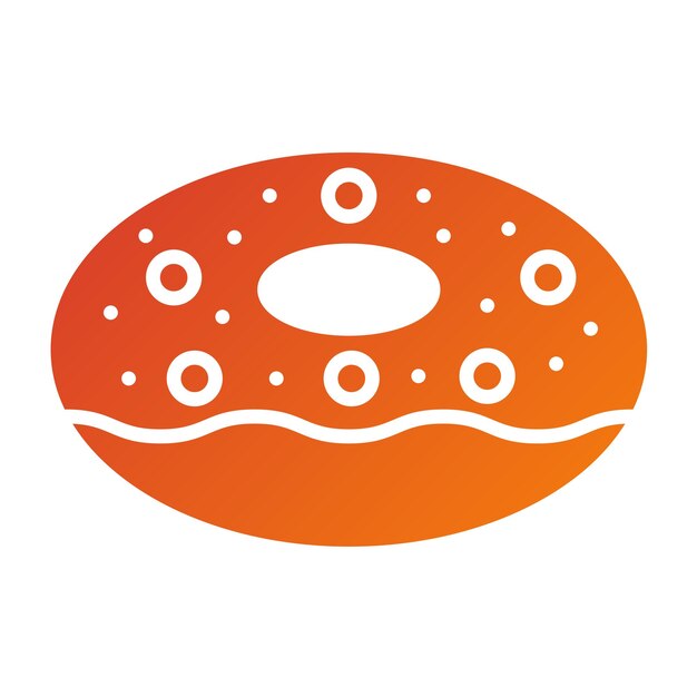 Vectorontwerp Donut Icon Style