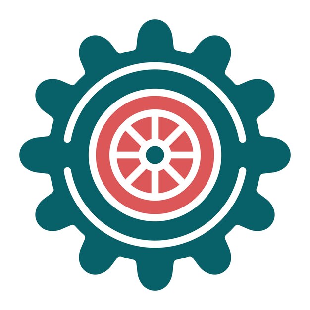 Vectorontwerp Doomsday Vault Icon Style