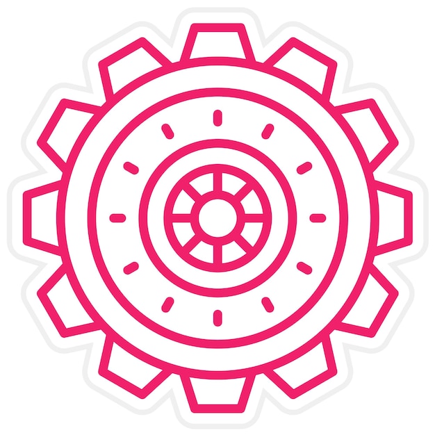 Vectorontwerp Doomsday Vault Icon Style