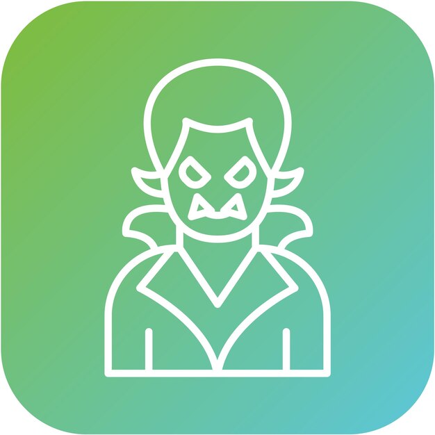 Vectorontwerp Dracula Icon Style