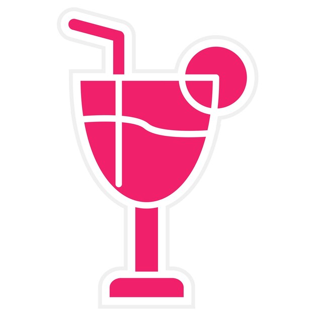 Vectorontwerp Drinking Icon Style
