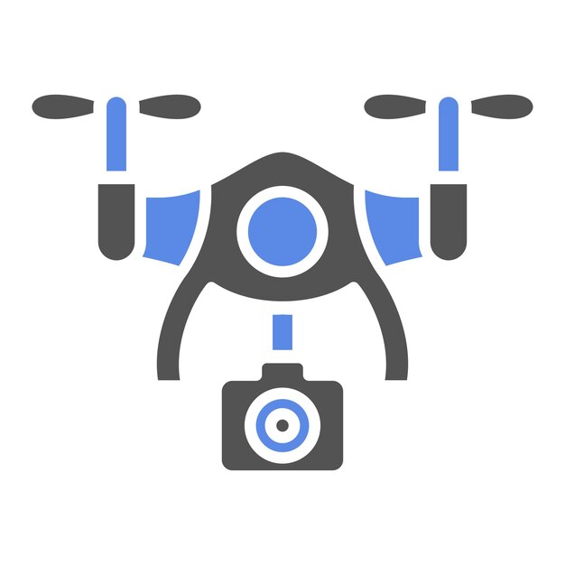 Vectorontwerp Drone Camera Icon Style