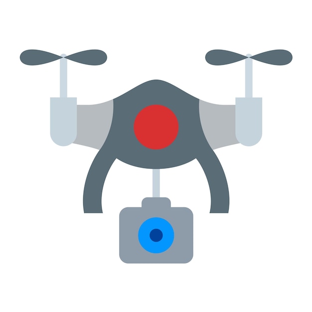 Vectorontwerp Drone Camera Icon Style