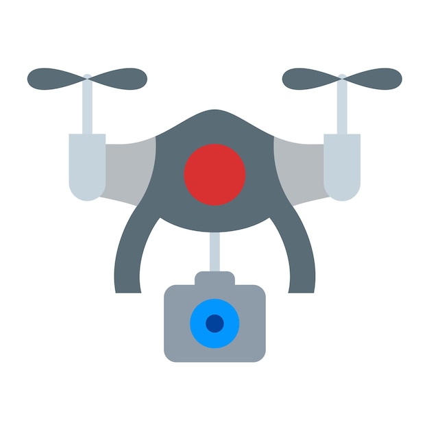 Vectorontwerp Drone Camera Icon Style