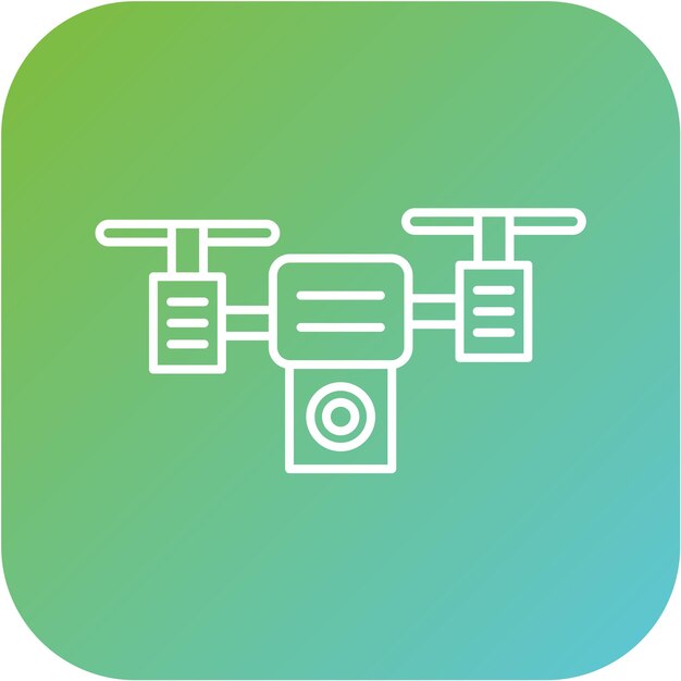 Vectorontwerp Drone Icon Style