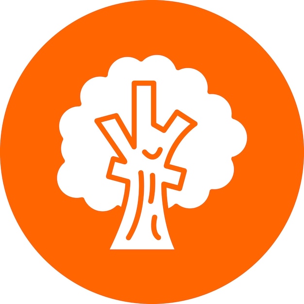 Vectorontwerp Dry Tree Icon Style