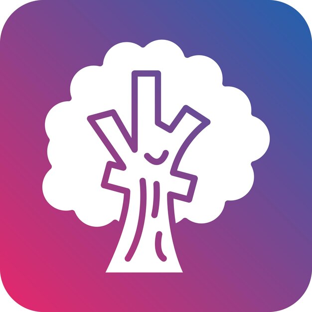 Vectorontwerp Dry Tree Icon Style