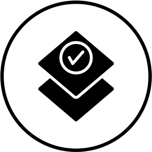 Vectorontwerp Dual Layer Icon Style