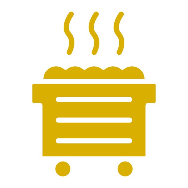 Vectorontwerp Dumpster Icon Style