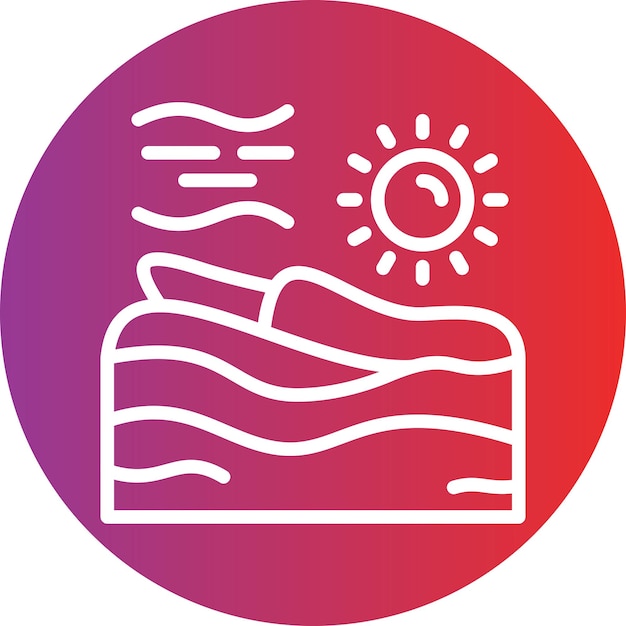 Vectorontwerp Dune Icon Style