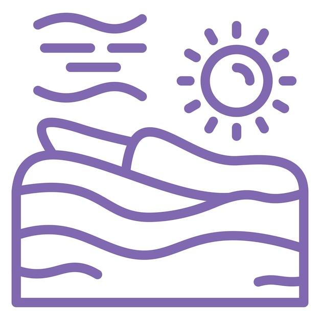 Vectorontwerp Dune Icon Style