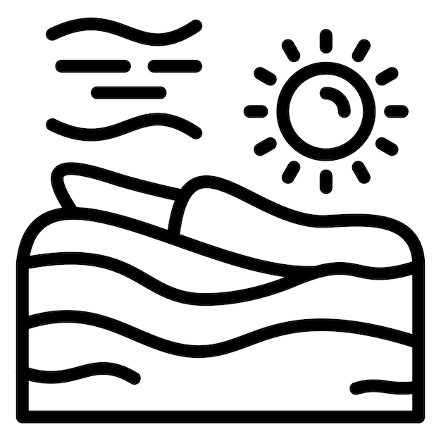 Vectorontwerp Dune Icon Style