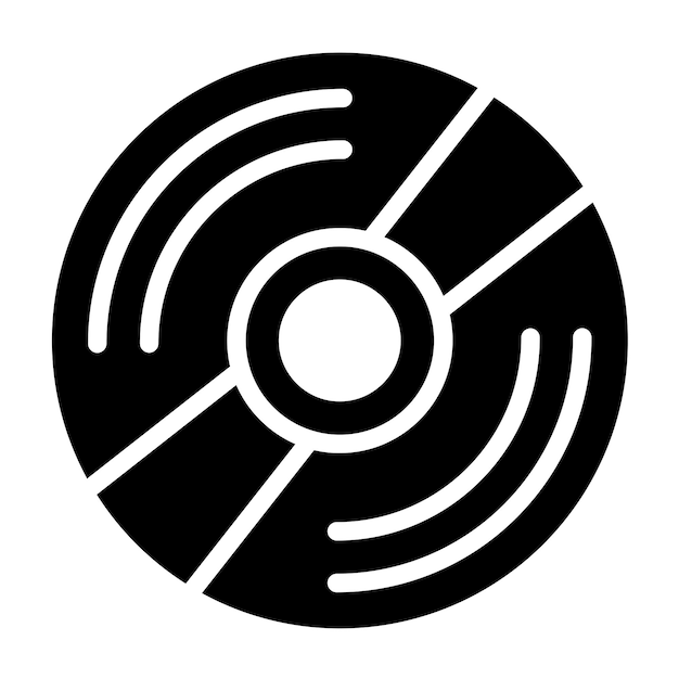 Vectorontwerp DVD's Icon Style