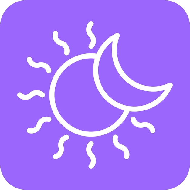 Vectorontwerp Eclipse Icon Style