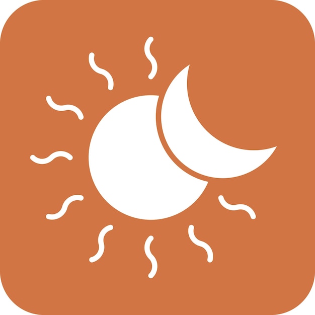 Vectorontwerp Eclipse Icon Style