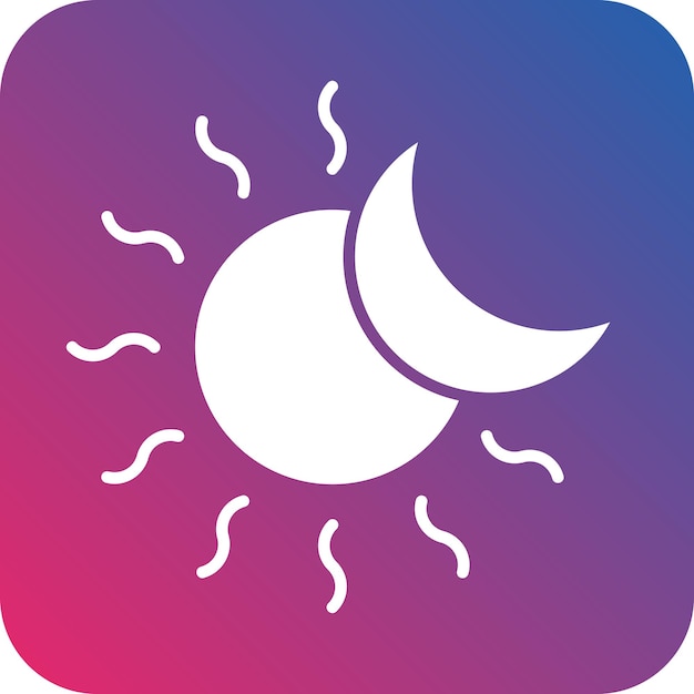 Vectorontwerp Eclipse Icon Style