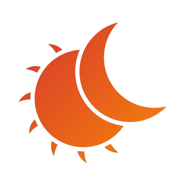 Vectorontwerp Eclipse Icon Style
