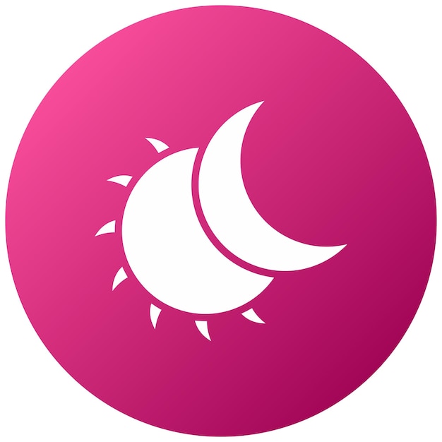 Vectorontwerp Eclipse Icon Style
