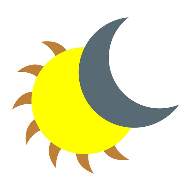 Vectorontwerp Eclipse Icon Style