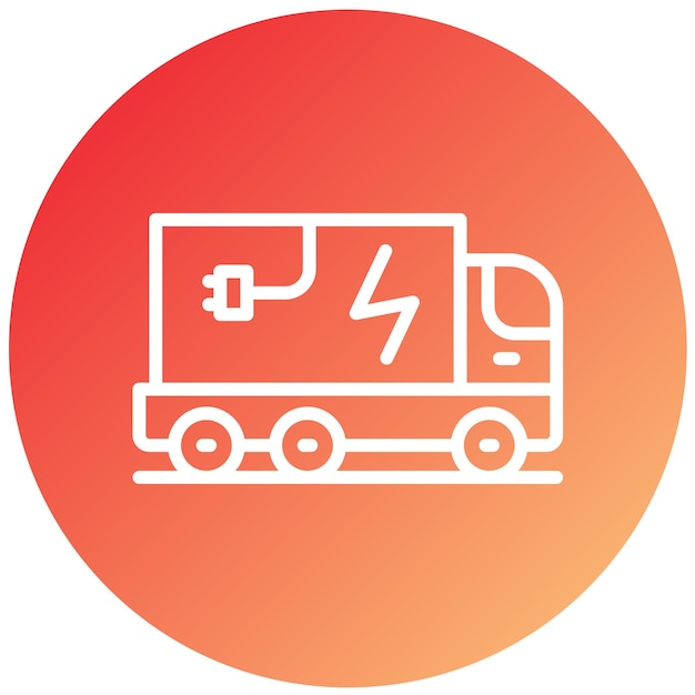 Vectorontwerp Eco Transport Icon Style