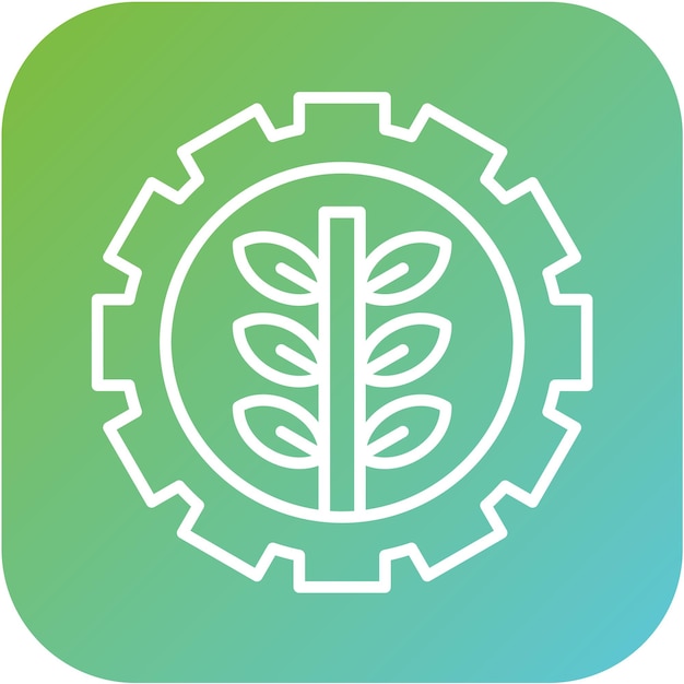 Vectorontwerp Ecologische Object Icon Style