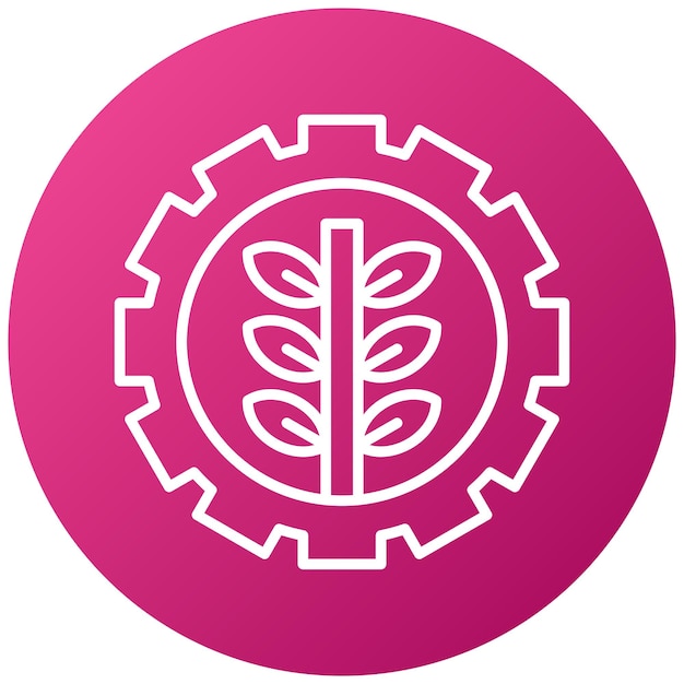 Vectorontwerp Ecologische Object Icon Style